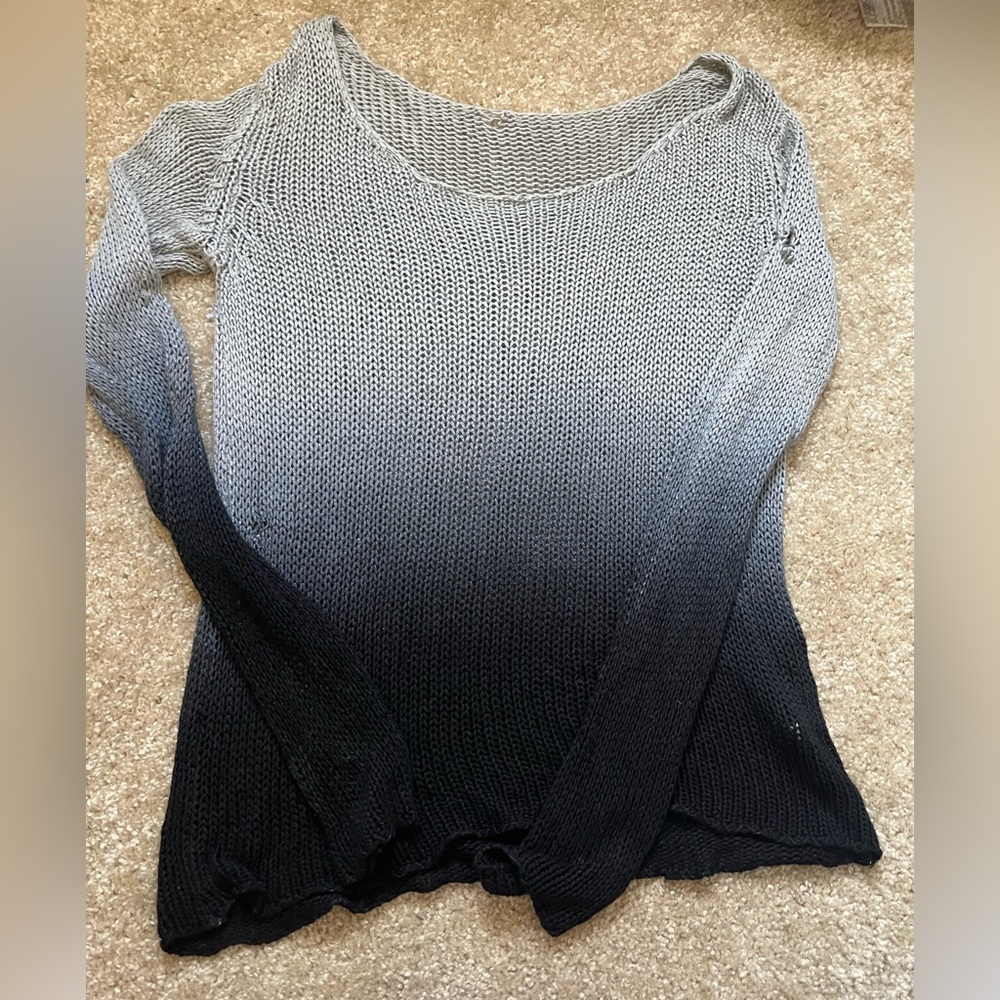 Blue Ombré Sweater